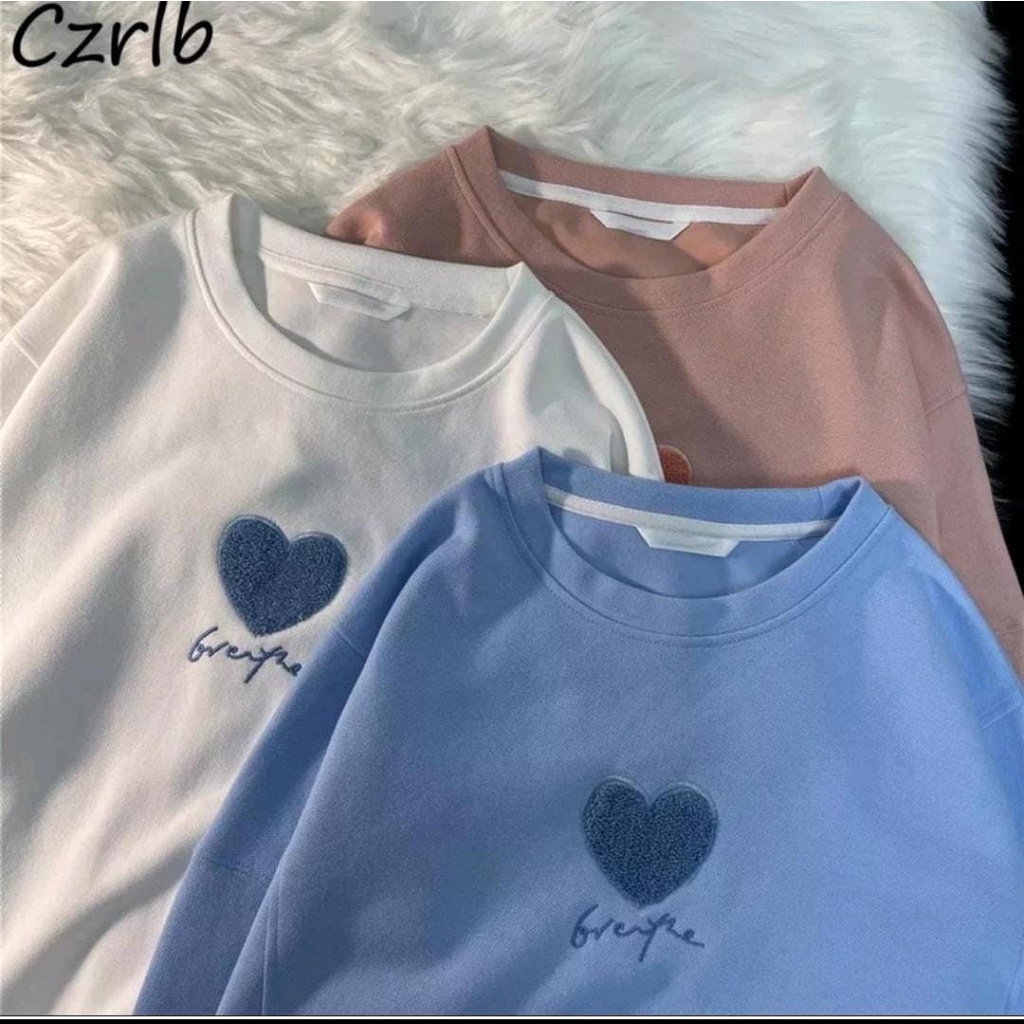 FINE LOVE YOU BORDIR SWEATER WANITA MOTIF BORDIR BAHAN TEBAL  SIZE M - XXL / SWEATER WANITA TEBAL / SWEATER BORDIR