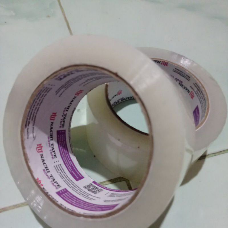 

lakban merek NACHI solasi isolasi bening transparan 48mm x 100 yard jombang
