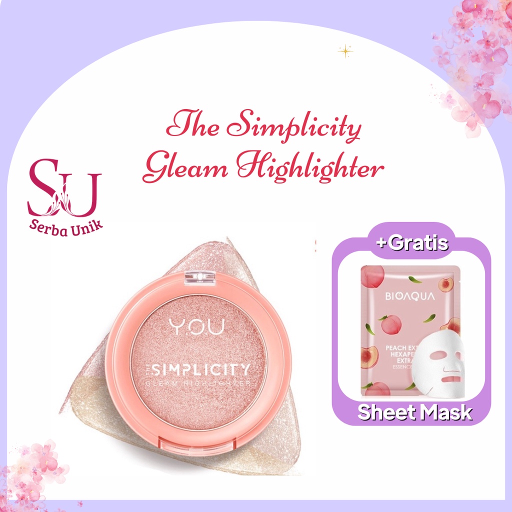 Kosmetik You The Simplicity Gleam Highlighter