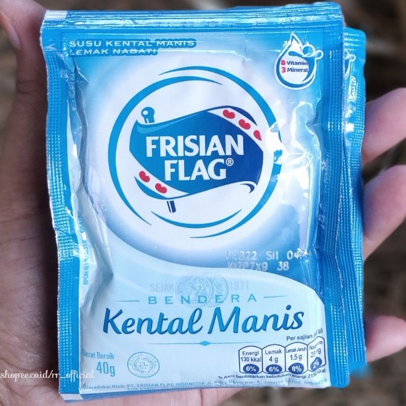 

Milk Sachet Vitamin Kental Manis Susu Sapi Frisian Flag 1 Pack