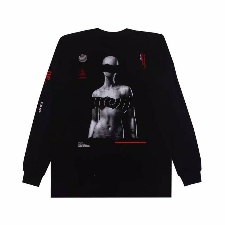 KAOS LONGSLEEVE / KAOS-KAOS LENGAN PANJANG STALKER - TECHNOLOGICAL BLACK (ORIGINAL) .