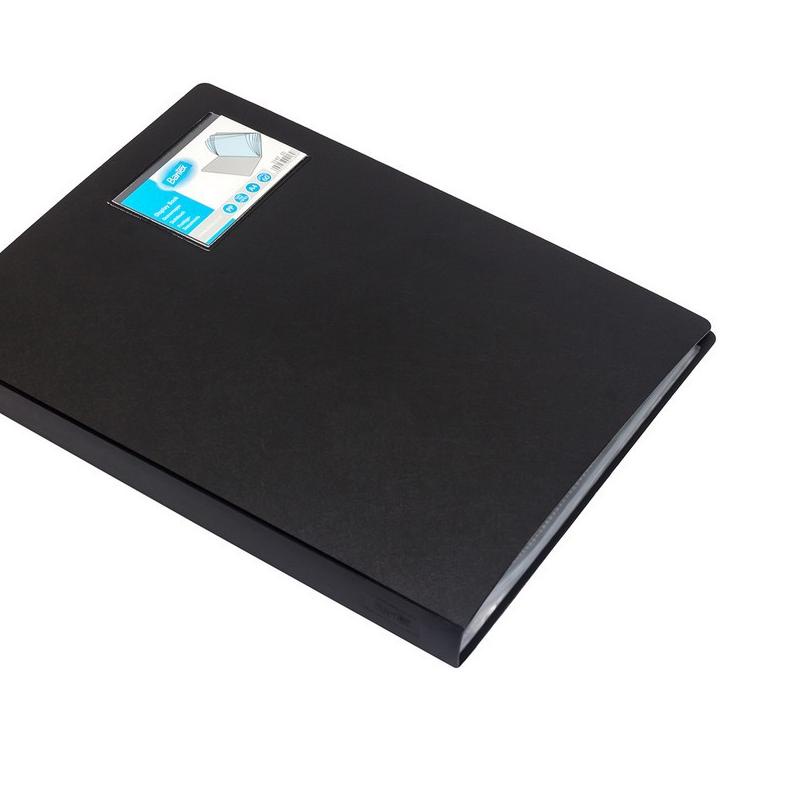 

O14WT. Ada .Bantex Display Book 60 Pockets A4 Black 3147 10"..!
