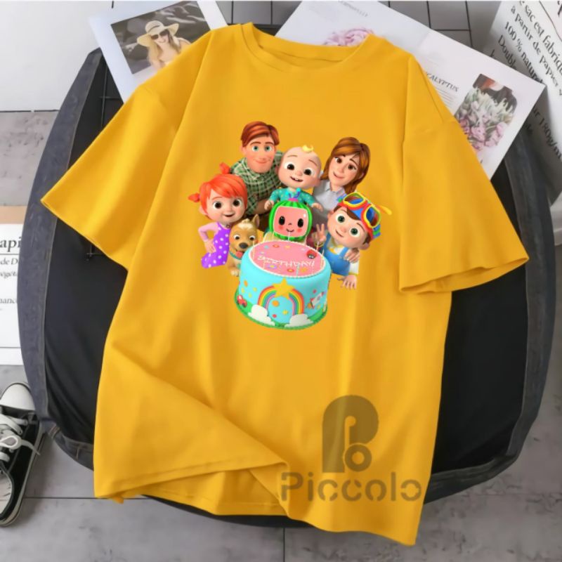 KAOS BAJU ANAK COCOMELON KELUARGA BAHAN PREMIUM