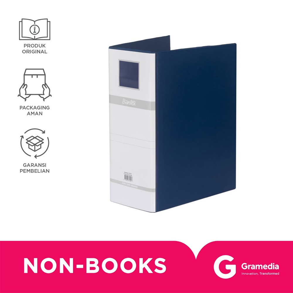 

Bantex Post Binder 10Cm Folio 1312 01 Blue /Pc
