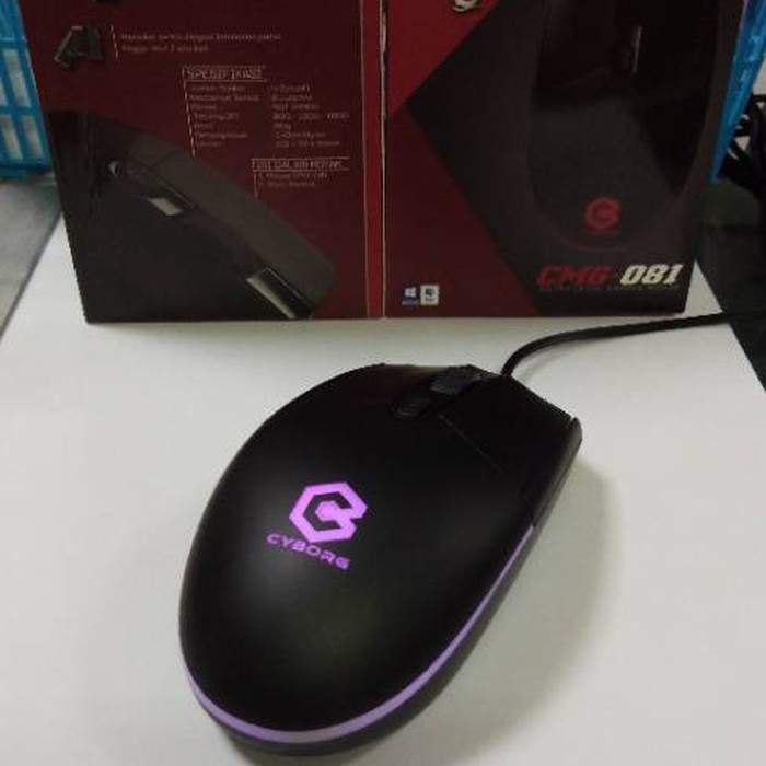 MOUSE GAMING RGB CYBORG CMG-081