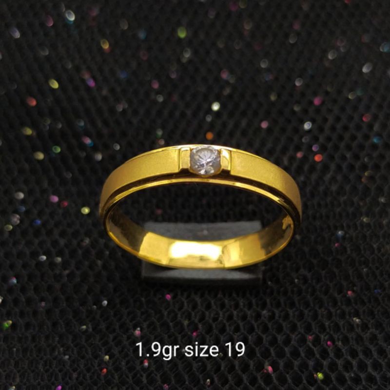 Cincin Emas 17 K - 1.9gr Kadar 750 - 2918