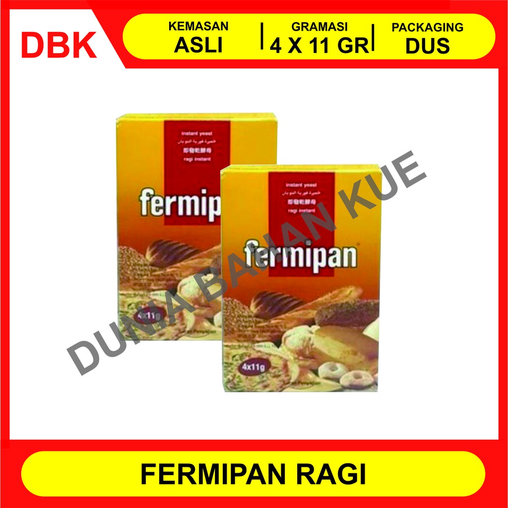 

FERMIPAN / RAGI INSTANT / INSTANT YEAST DUS 4 SACHET X 11 GR