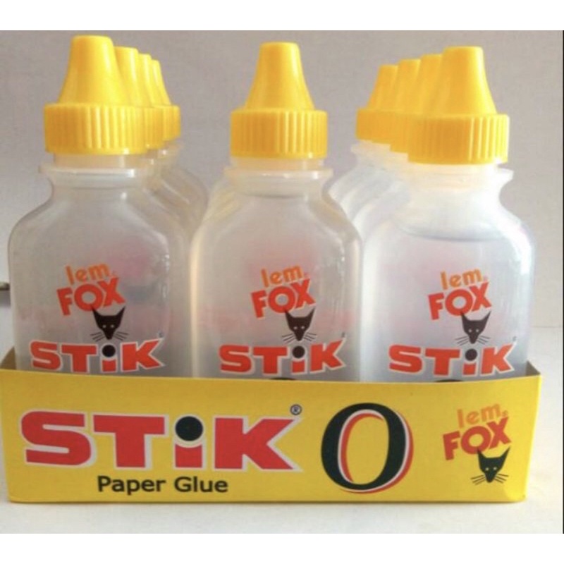 

LEM MEREK FOX STICK PAPER O GLUE 60 GRAM