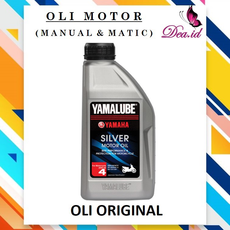 [DEASTORE] OLI MOTOR YAMALUBE SILVER ORIGINAL - OLI YAMALUBE RACING ORIGINAL 100 % - 1 LITER