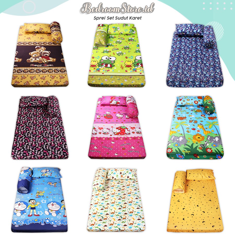 SPREI UKURAN 200x200 (sudut karet)