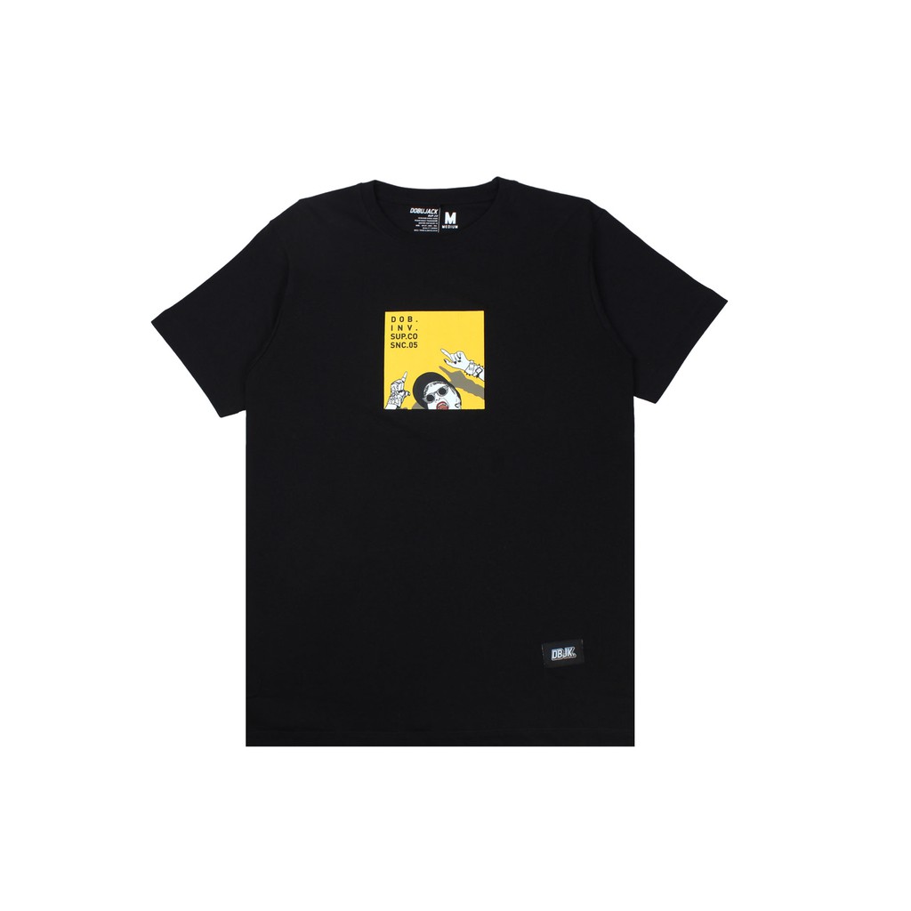 

Dobujack Hey Hello Black Tshirt