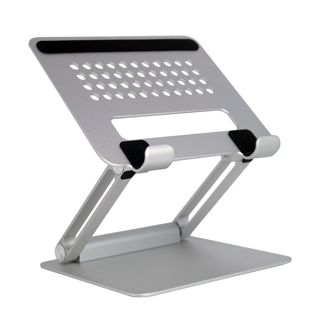 Laptop Stand Premium LS Portable Aluminium Adjustable Untuk Laptop/Notebook dudukan lipat