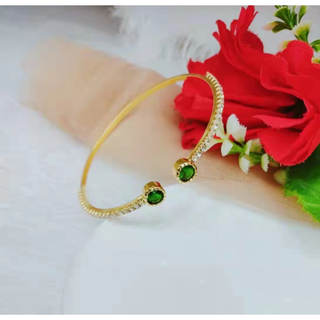 Gelang Xuping Permata Lapis Emas 24K L40