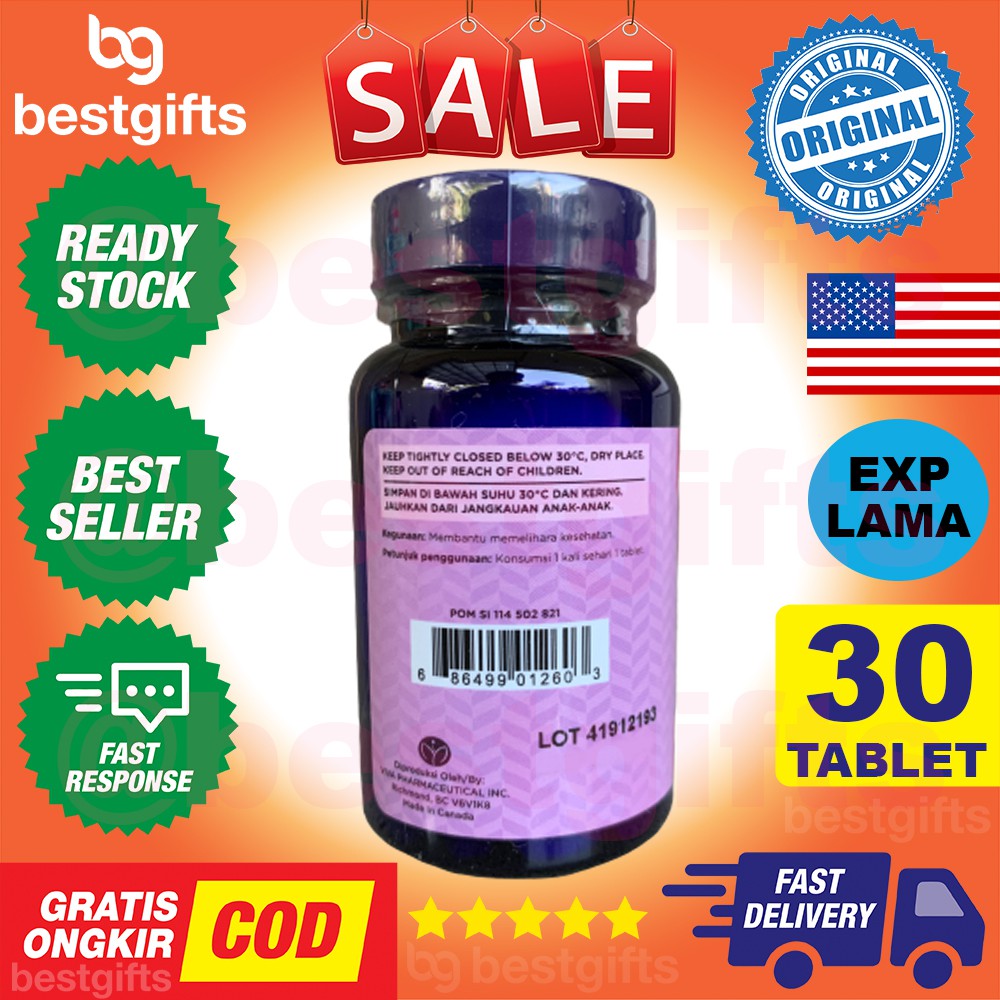 WELLNESS EXCELL C BETAGLUCAN VITAMIN VIT C IMUNITAS ANTIOKSIDAN MELAWAN BAKTERI VIRUS 30 TABLET