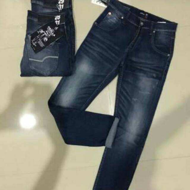 Celana osella jeans modern slim fit cowok termurah