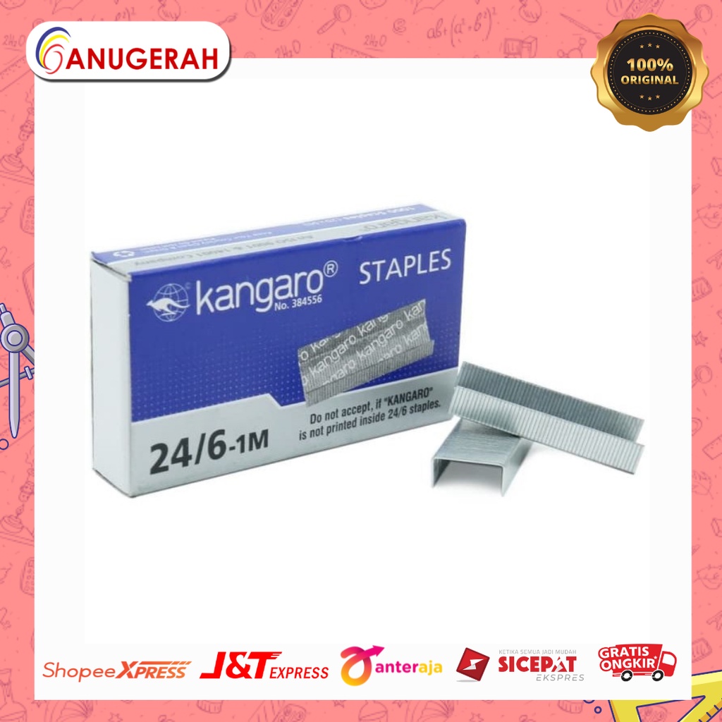 

KANGARO NO. 3 / 24/6 ISI STAPLES / ISI STAPLER