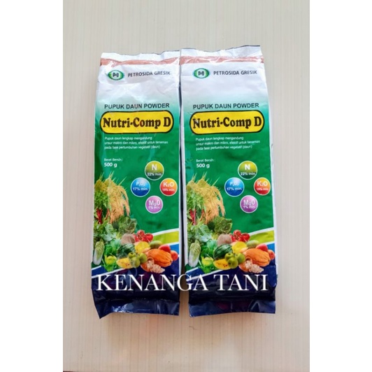 Pupuk Daun Nutricomp D Kemasan 500gr