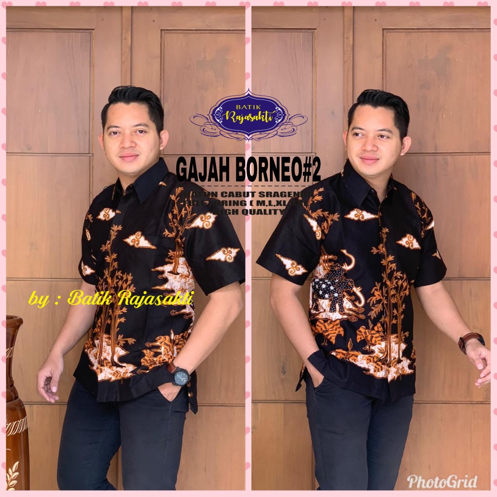 GAJAH BORNEO 2 KEMEJA BATIK SOLO PRIA LENGAN PENDEK PANJANG LAPIS FURING ATASAN PREMIUM MODERN KATUN HALUS DAVINAH MERAK JOGET BEKISAR BLUE 2 SADAJIWO TWO ABHICANDRA LAWASAN ABISEKA ADHIMUKTI ADHIRAJASA ADI PRAMANA TWO ADINATA ADIYAMA TOLET AFZAM