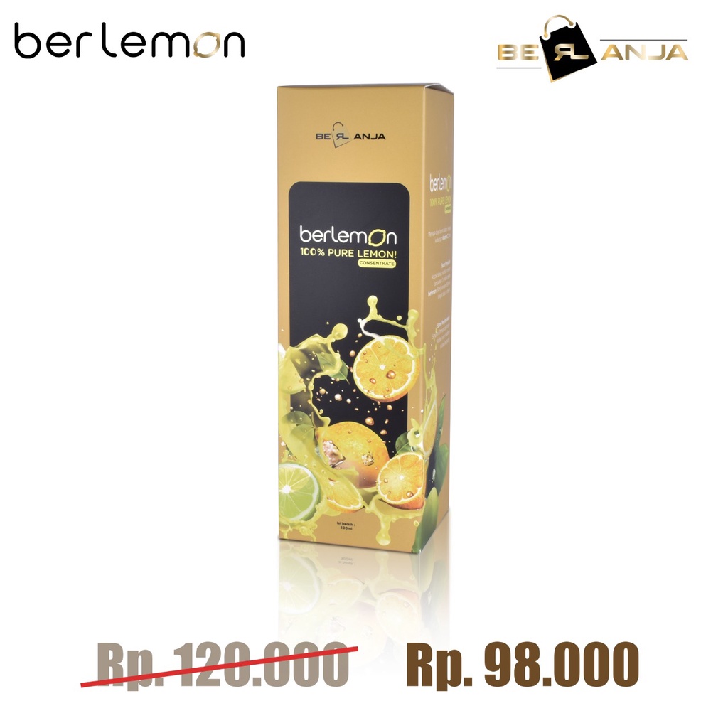 

BERLEMON BY BERLANJA, SARI LEMON MURNI, AIR LEMON BERL 500ML