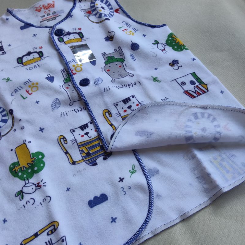 BAJU BAYI ATASAN OBLONG NEWBORN SNI / LENGAN KUTUNG