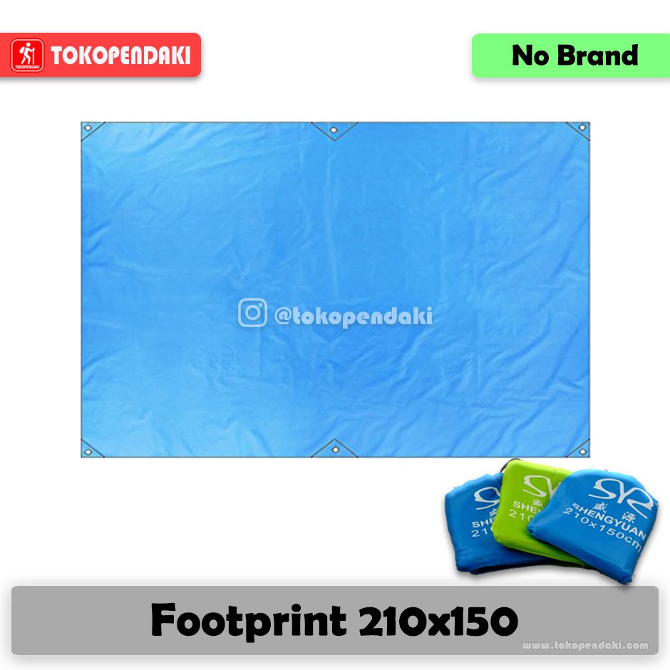 Footprint 2P 210x150 cm Alas Tenda Camping Anti Kotor Foot Print