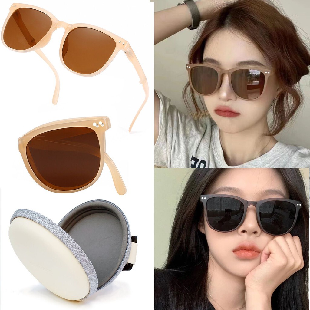 ✅COD [BBS] Kacamata Hitam Pria Wanita Sunglasses Model Lipat Gaya Retro Korean INS fashion No Box