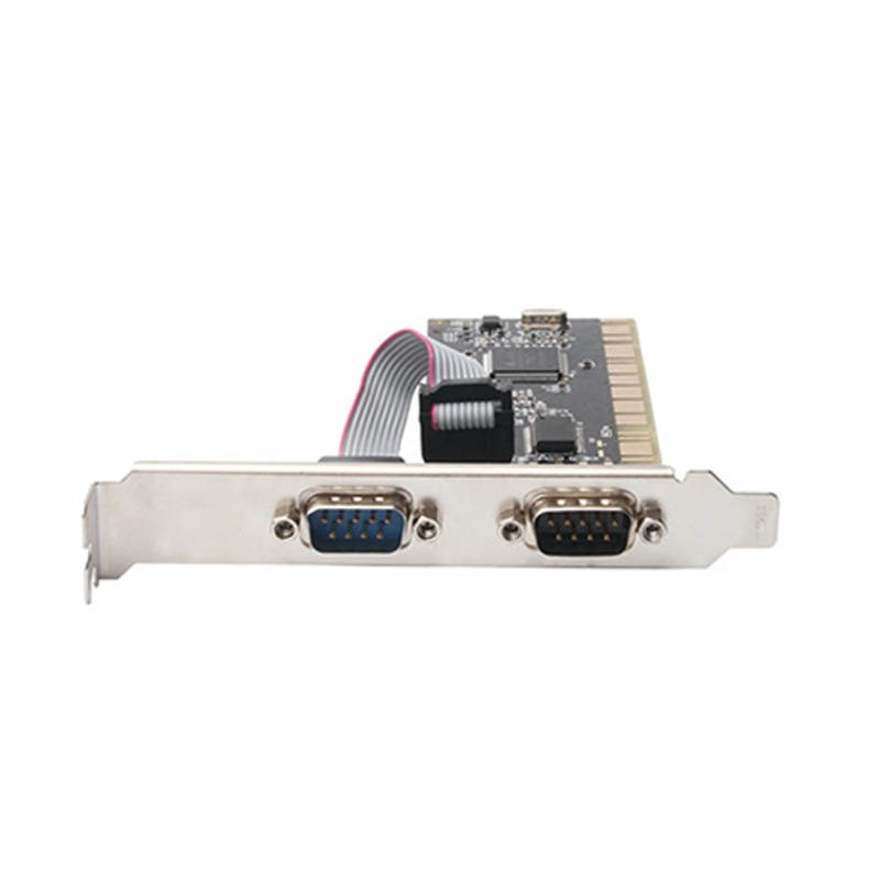 Btsg Dual PCI Port Kartu Ekspanding RS232 RS-232 Port serial Konektor Port Paralel