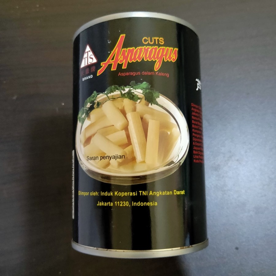 

TTS Asparagus Tip Cuts - Asparagus Potong dalam Kaleng 400g