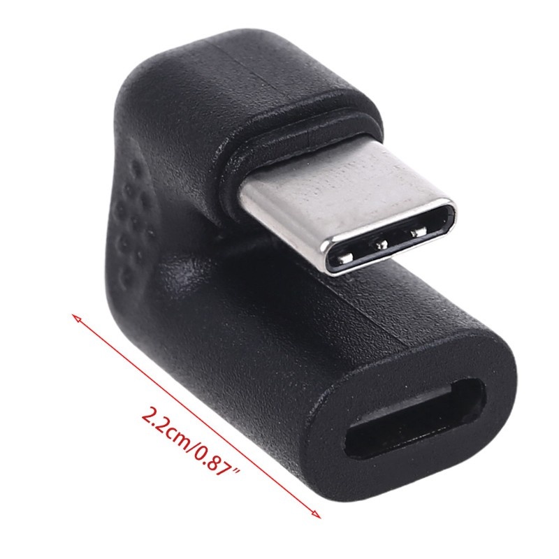 180 Degree USB 3.1 Type C Male to Female Up &amp; Down Angled Converter