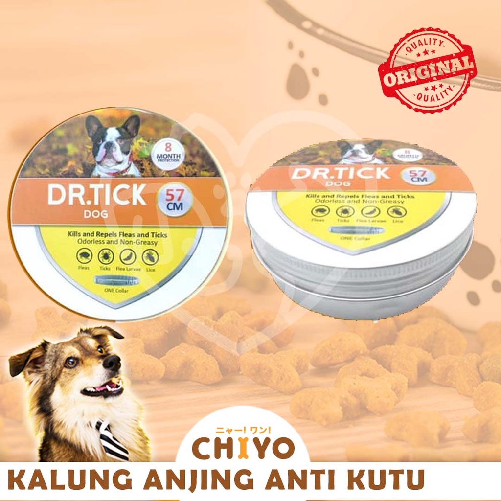 KALUNG ANTI KUTU Anjing DR. TICK FLEA &amp; TICK COLLAR 57 CM - FOR DOG