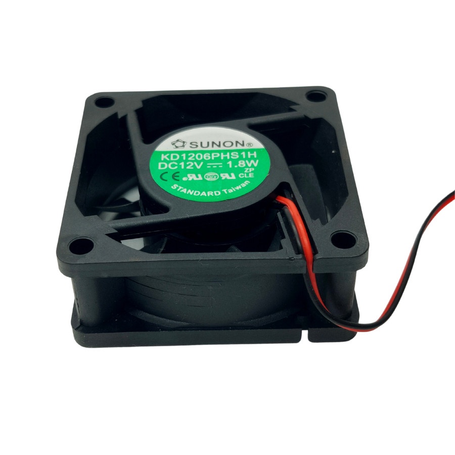 Kipas Pendingin Sunon 6cm 12v Cooling Fan DC 12 Volt 6 x 6 x 2.5 cm KD1206PHS1H