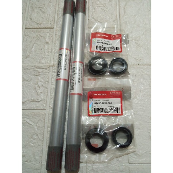 As shock depan+seal shock,seal abu  Supra fit new,Supra x 125 karbu, Revo