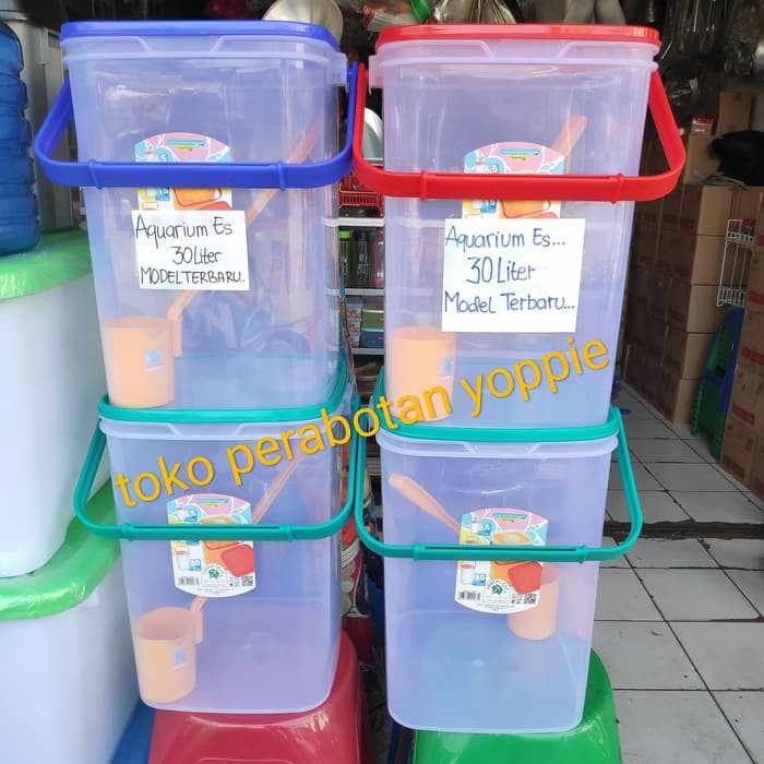 Aquarium Es Kelapa / Aquarium Es Buah / Tempat Es Buah / Tempat Es Teh