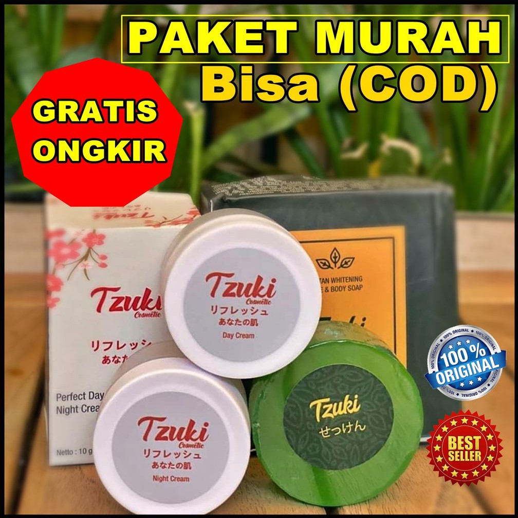 ( COD ) TZUKI CREAM / KRIM  +  SABUN TZUKI SOAP ASLI ORIGINAL