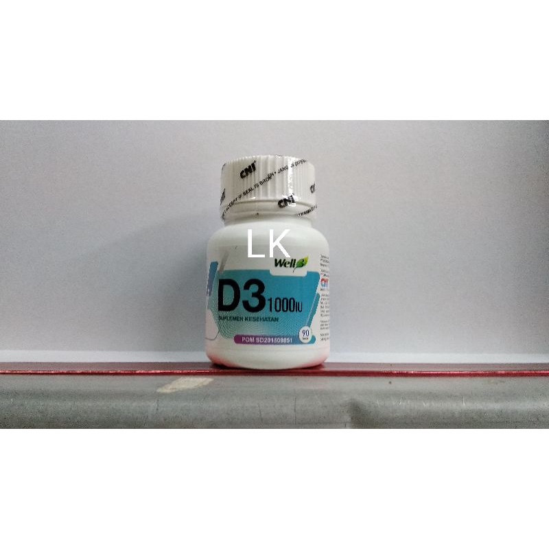 CNI Well 3 D3 Vitamin D3 1000IU