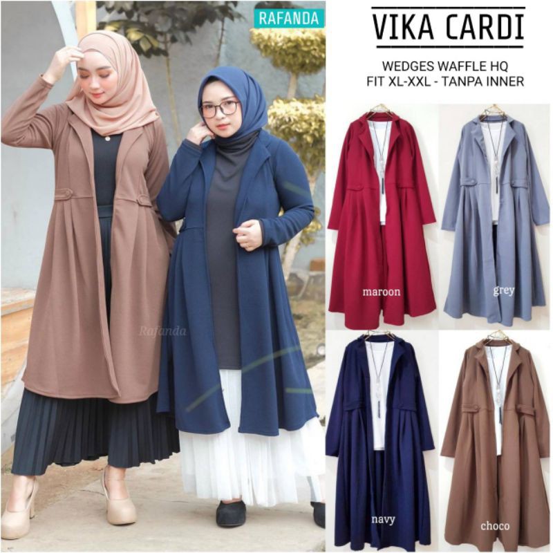 vika cardy waffle tanpa inner.