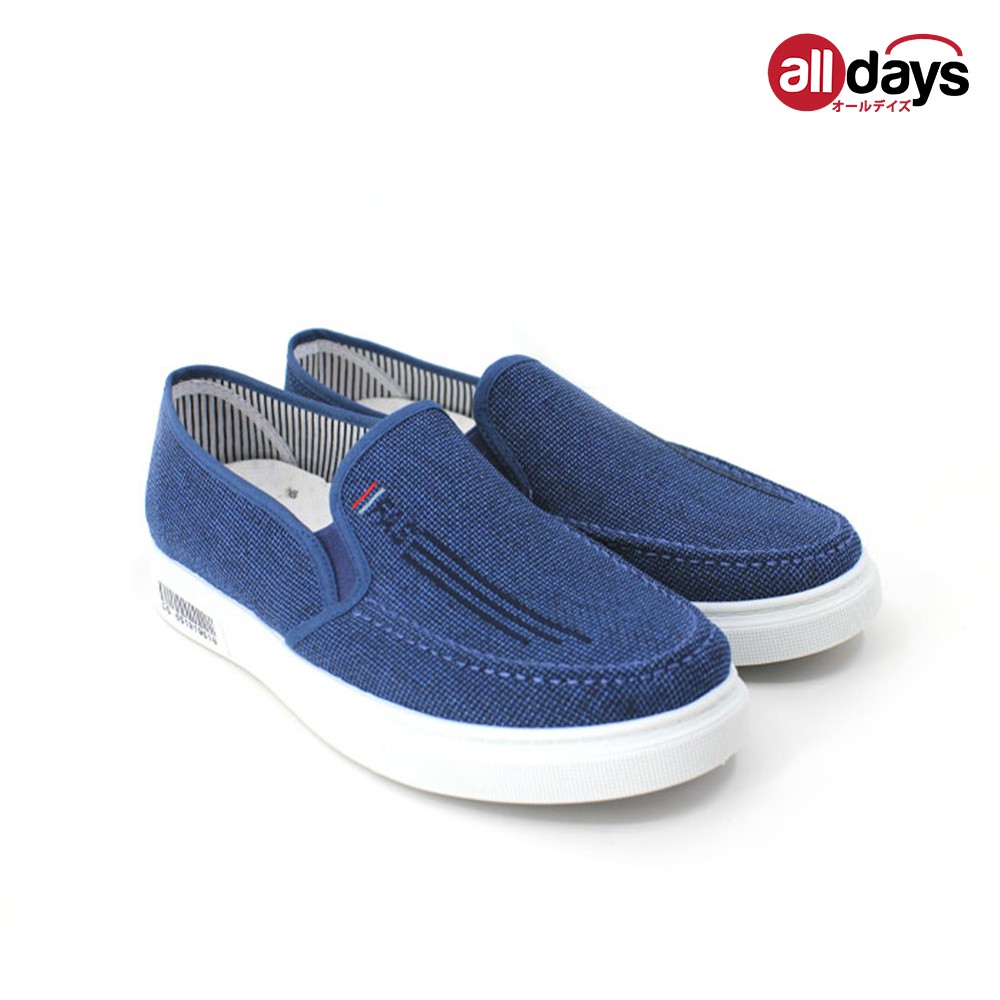 Faster Sepatu Sneakers Slip On Kanvas Import  Pria 1036 Size 39-43