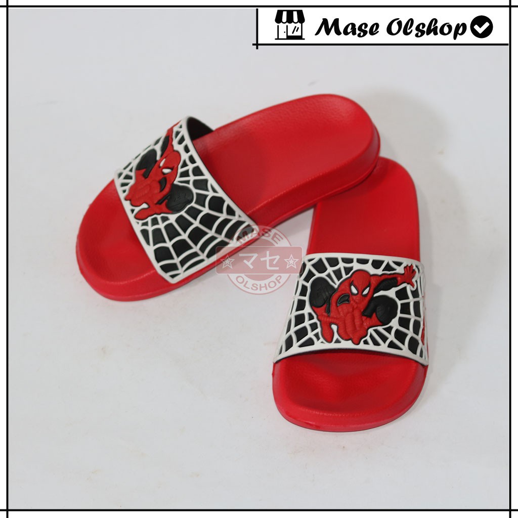 Sandal Anak Laki-laki Karakter Superhero Slop Porto 1023B