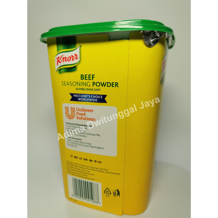 

PRODUK TERBAIK - BEEF POWDER KNORR 1KG / BUMBU PENYEDAP / SEASONING / KALDU SAPI