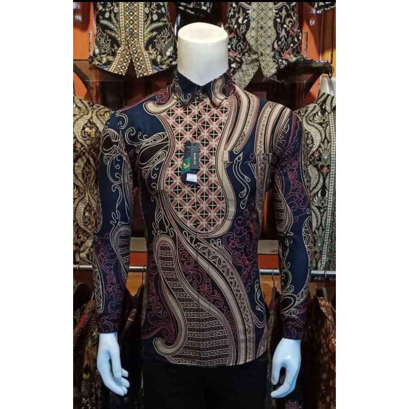 Paling Murah Sb02 Kemeja Batik Pria Lengan Panjang BA1gdDoHaAzyGb