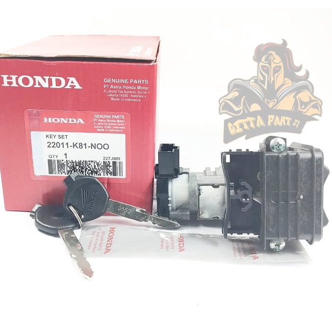 KUNCI KONTAK SET HONDA K1A KUALITAS ASLI ORIGINAL HONDA AHM BEAT SPORTY LED BEAT STREET LED SCOOPY NEW ESAF GENIO