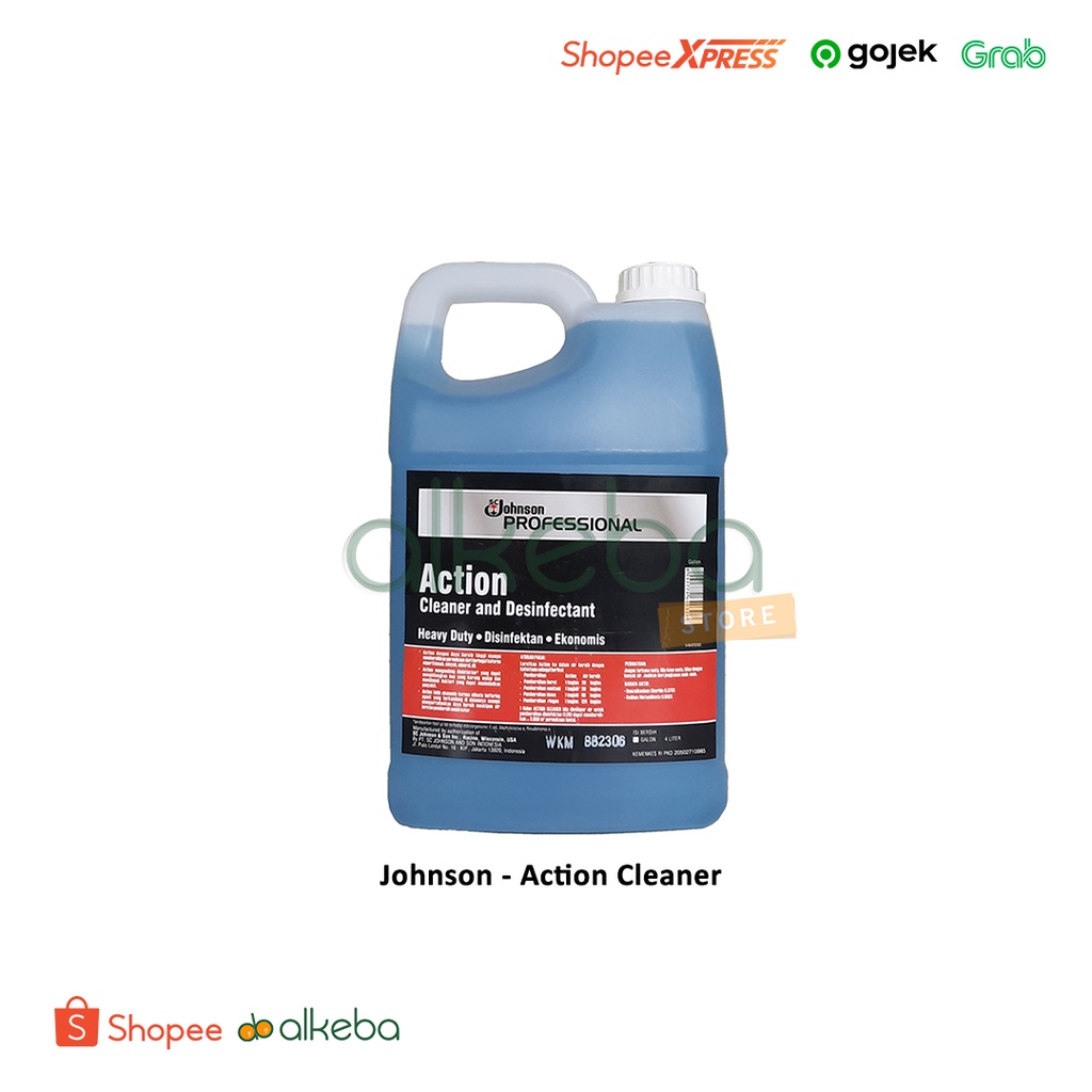 JOHNSON Action Cleaner and desinfectant johnson pembersih serbaguna kemasan galon isi 4 liter