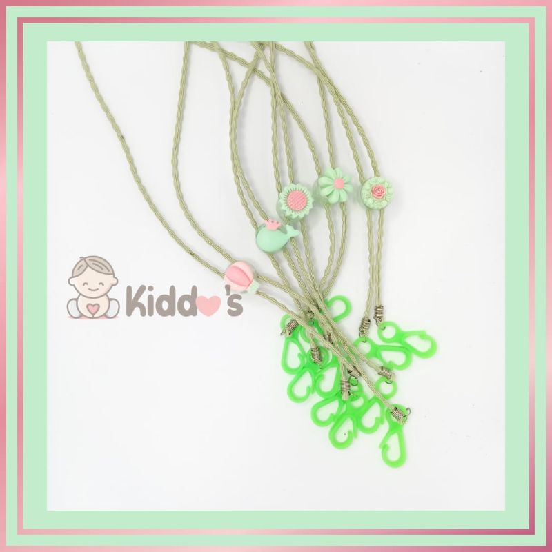 Tali Masker / Kalung Masker / Strap Mask / Mask Lanyard 2 in 1 bahan karet tali elastis tali gembul 