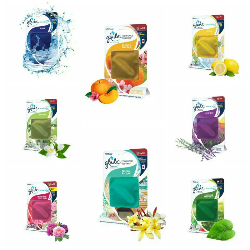 PENGHARUM GLADE REFILL / GLADE SENSATION / GLADE CONTINUOUS 8GR PARFUM MOBIL