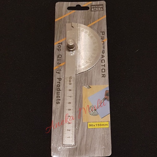 

Bagus Busur Derajat Combi Penggaris Stainless Protractor Alat Ukur Sudut Sale!!!