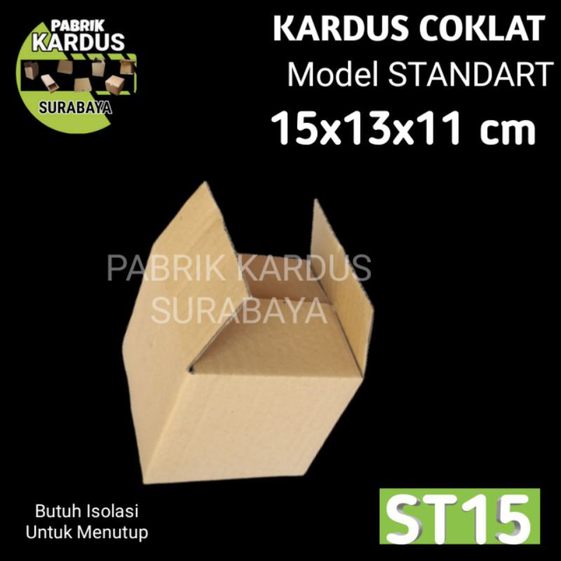 

KOTAK ST-15 KARDUS COKLAT POLOS KARTON BOX DUS PACKING HP AKSESORIS