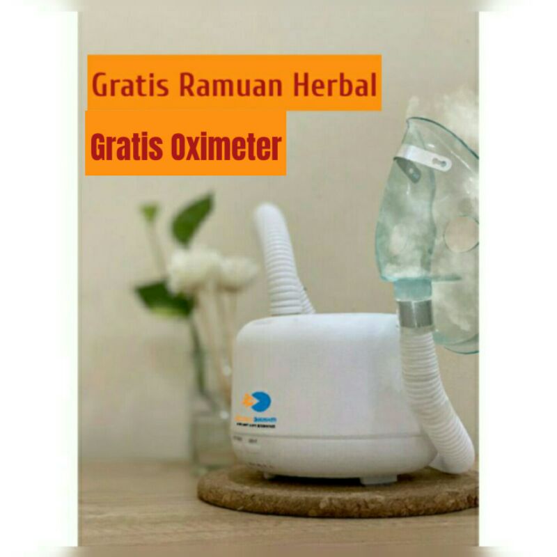 Covid Crusher Standard Alat terapi uap herbal hangat, bukan nebulizer dan humidifier,  lebih mirip HFNC / HHO (High Flow Nassal Canula/Humidified Heated Oxygen)