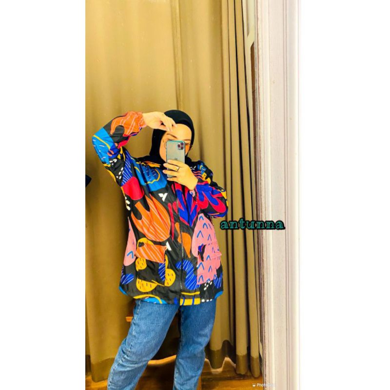 jaket printing parasut wanita by antunna