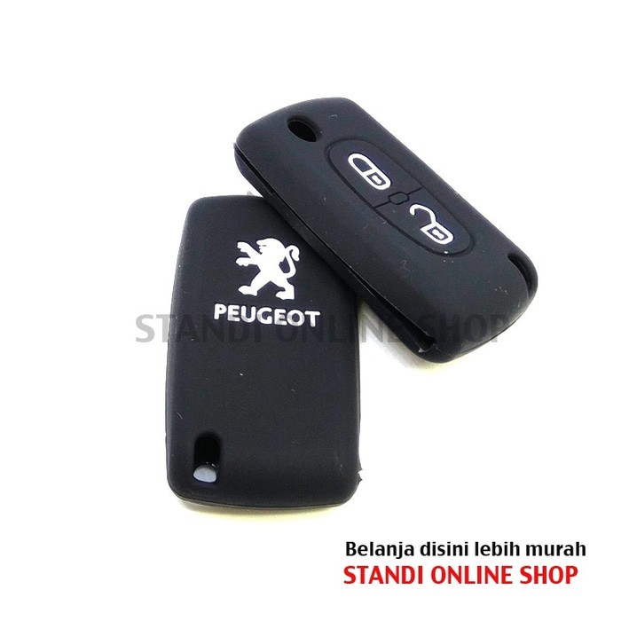 Kondom Kunci Silikon Remote Keyshirt PEUGEOT 307 308 107 207 407 408