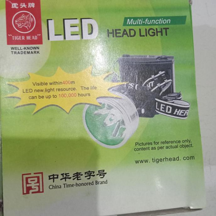 Promo Bulan Ini Tiger Head Senter Kepala Lampu Sale